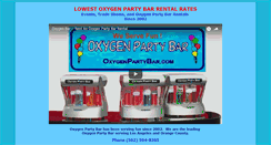 Desktop Screenshot of oxygenpartybar.com